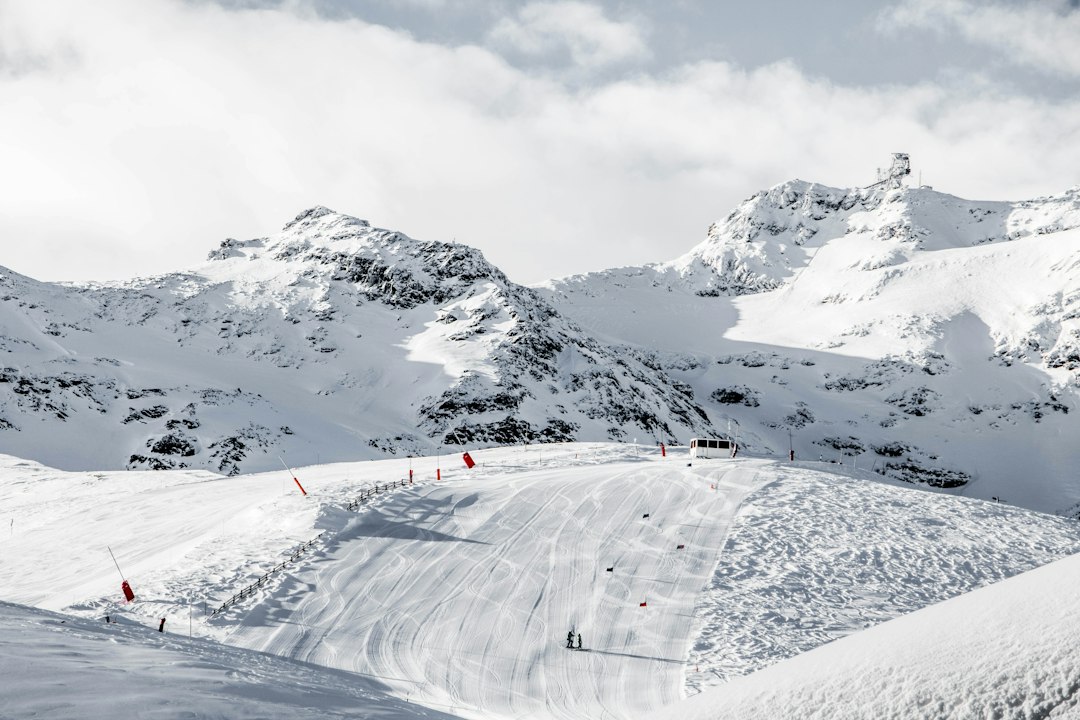 Pistes enneigées de Val Thorens, en Savoie