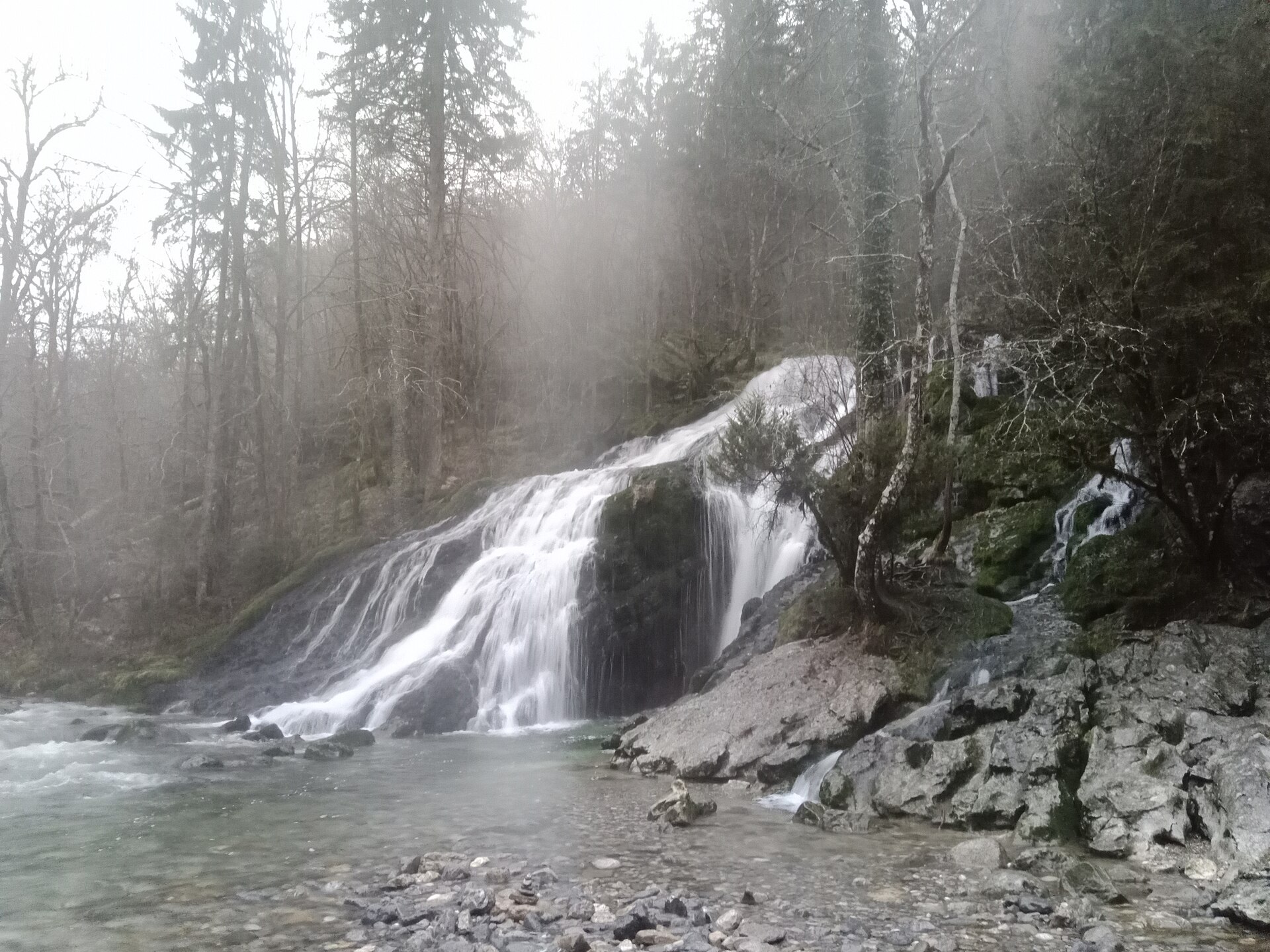 La cascade du Pissieu en hiver