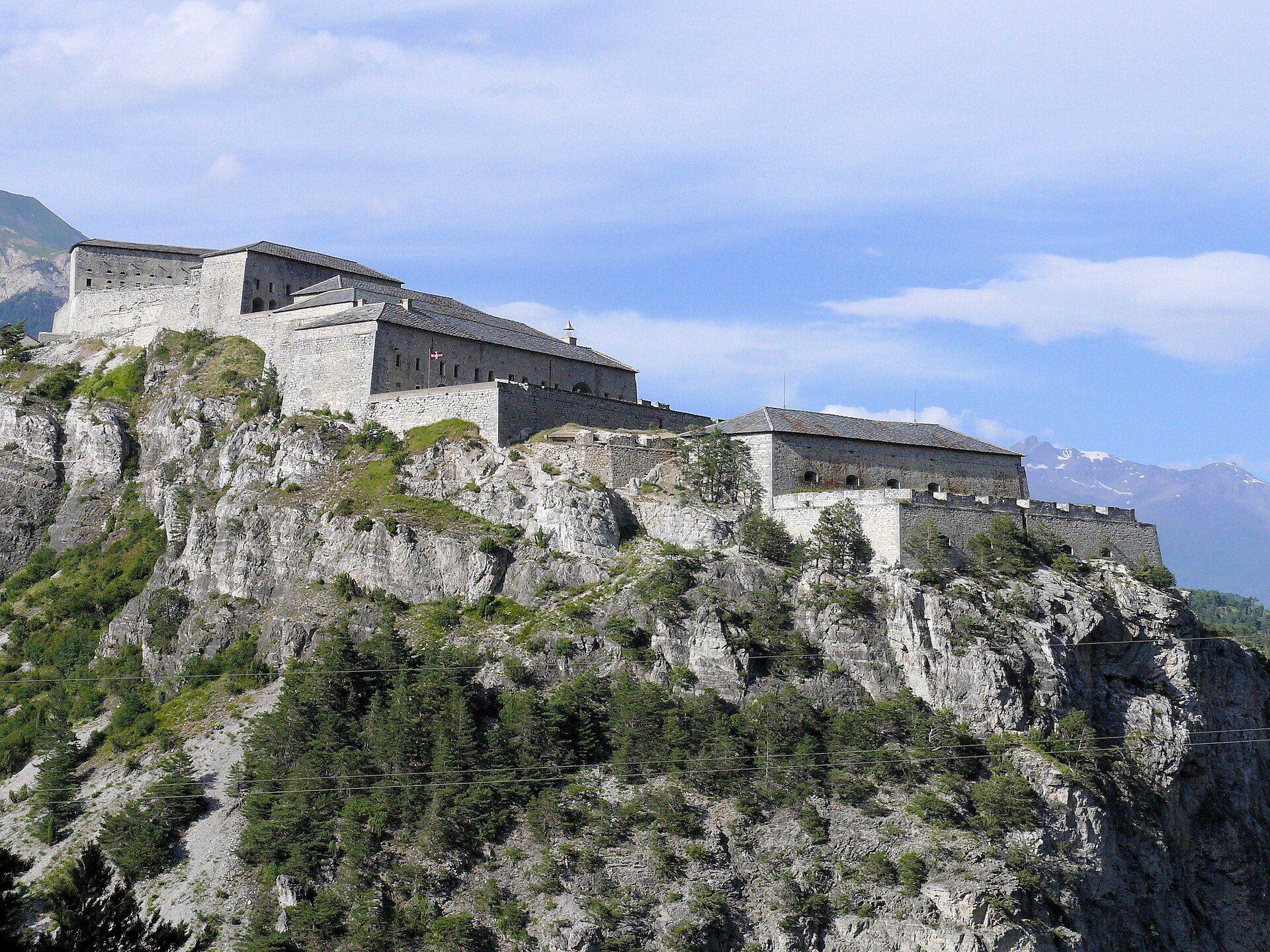 Le fort Victor-Emmanuel, l'un des forts de l'Esseillon à Aussois, en Haute-Maurienne