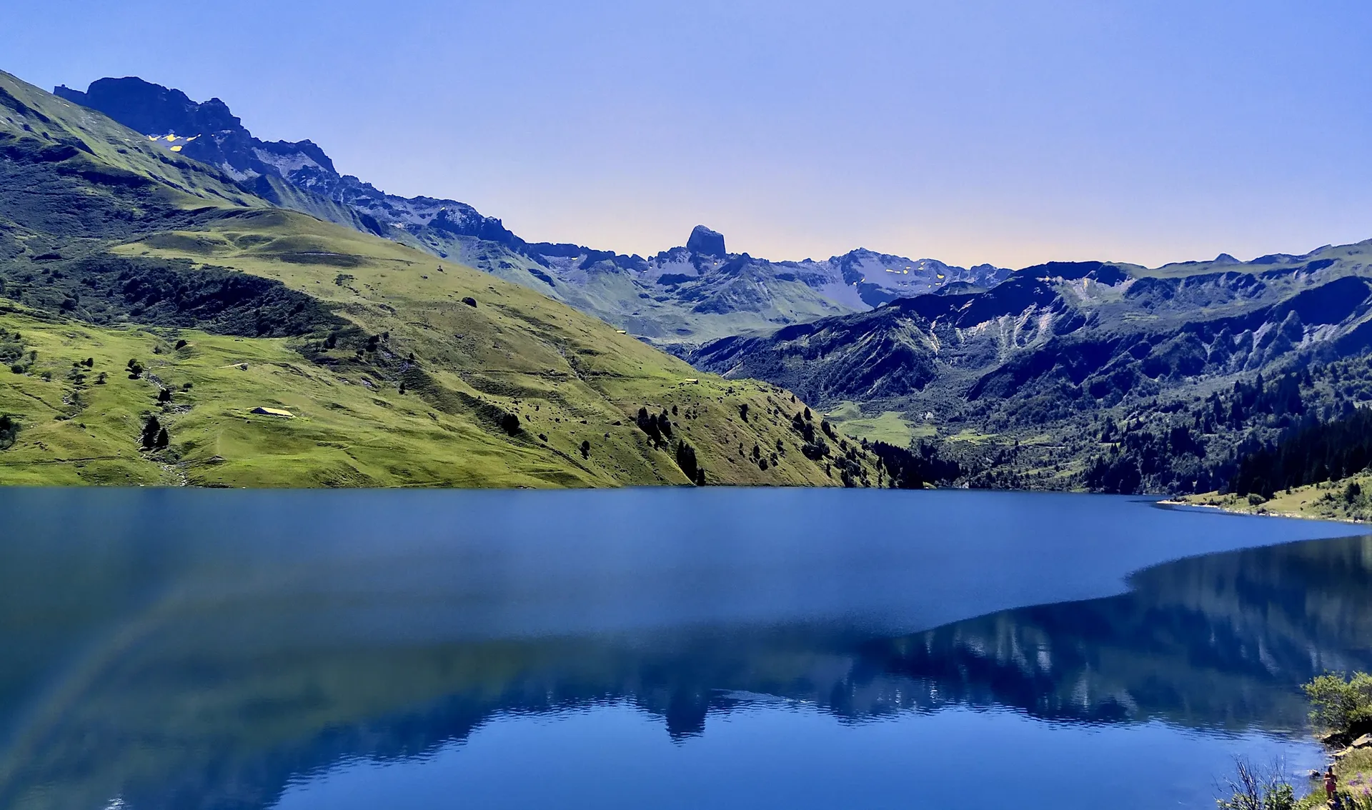Le lac de Roselend